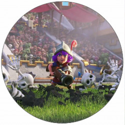 Essbares Papier Clash Royale Skelette in der Arena 19,5 cm