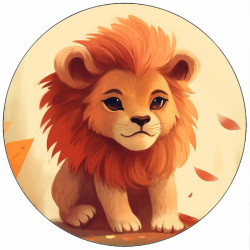 Essbarer Papierlöwe 19,5 cm