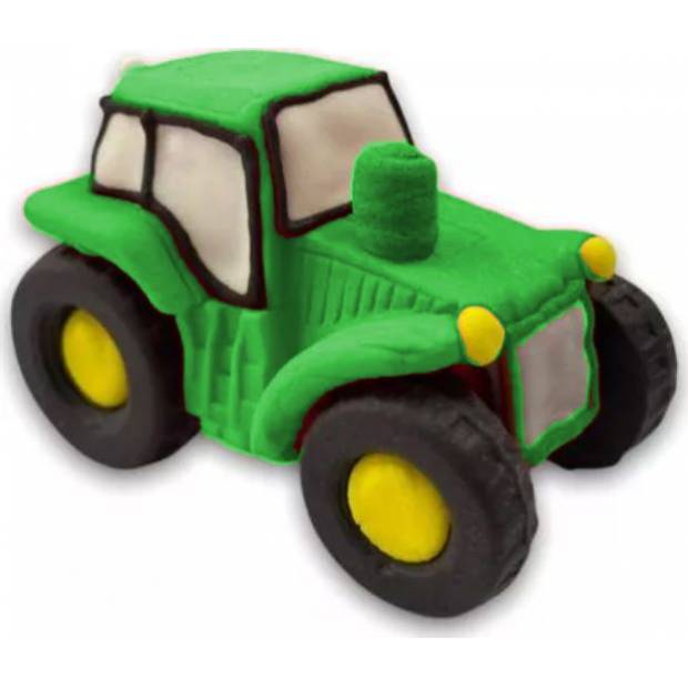 Zuckerfigur Traktor grün