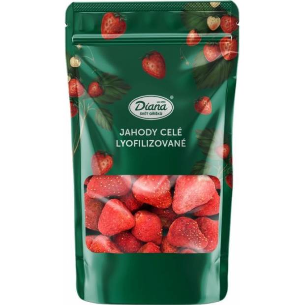 Ganze Erdbeeren gefriergetrocknet 25g