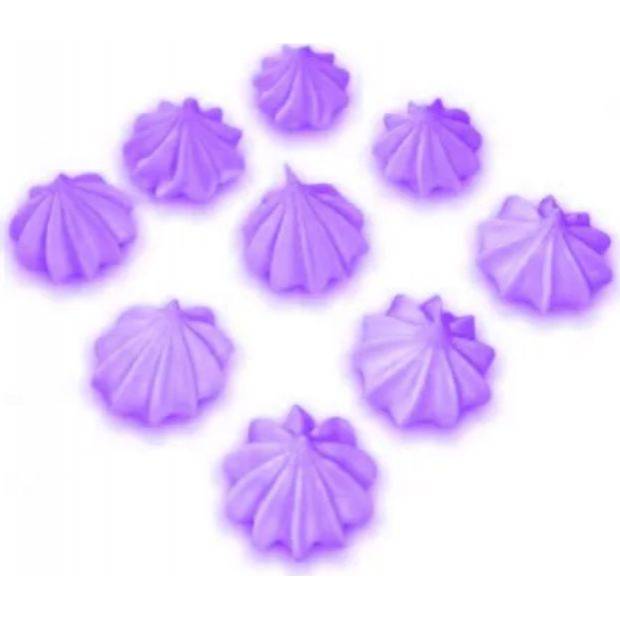 Zuckerte Baiser 9 Stück violett