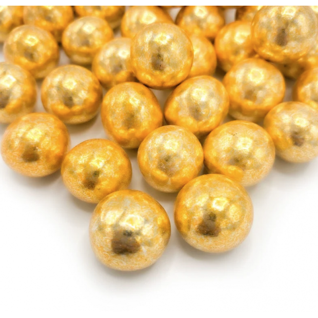 Deko-Schokokugeln XXL, gold 130g