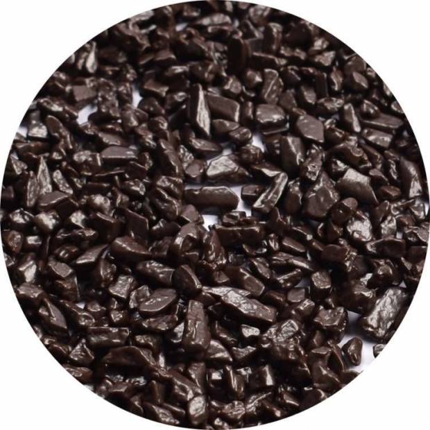 Eurocao Kieselsteine aus dunkler Glasur (70 g)