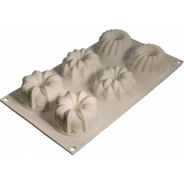 Cesil Silikon Backen / gefroren Dessert Form Bábovičky verschiedene (für 6 Stück)