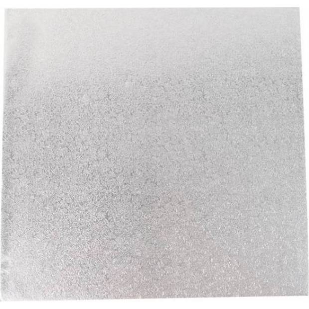 Kuchenstern Untersetzer für Kuchen FESTes silbernes Muster Grape Quadrat 40 cm 16