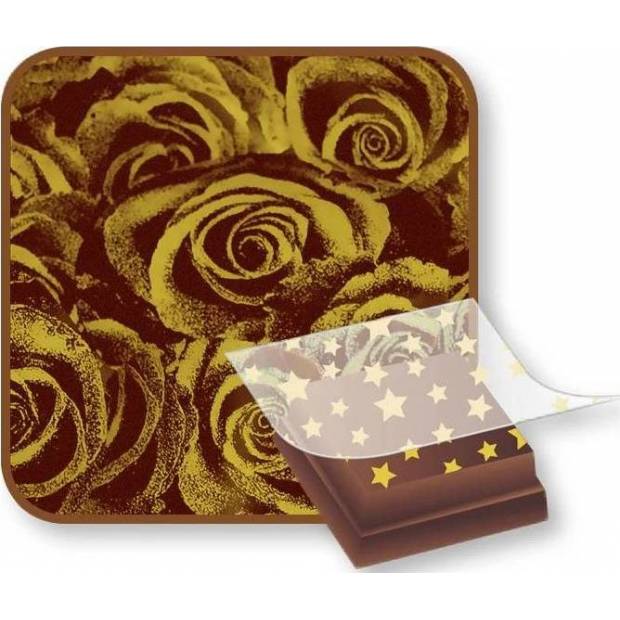 Bombasei Transferfolie Rose 36,5 x 25 cm