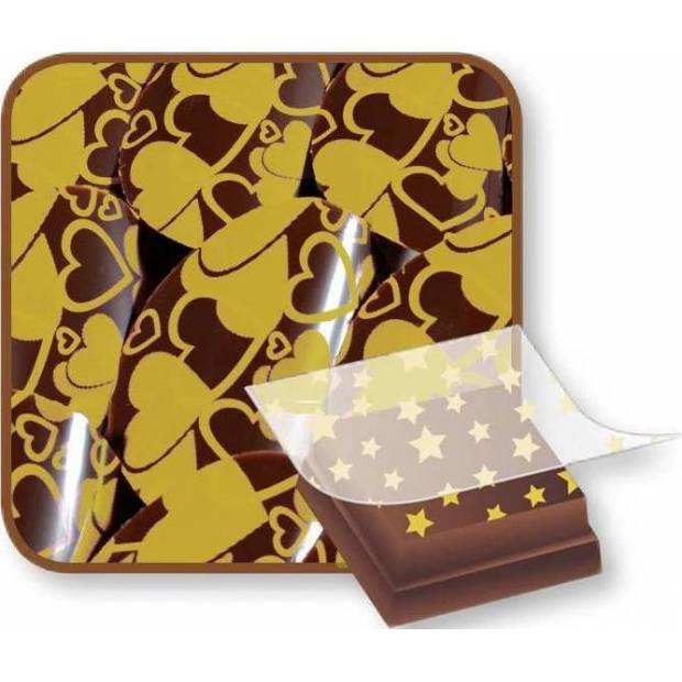 Bombasei Transferfolie Herzen 36,5 x 25 cm