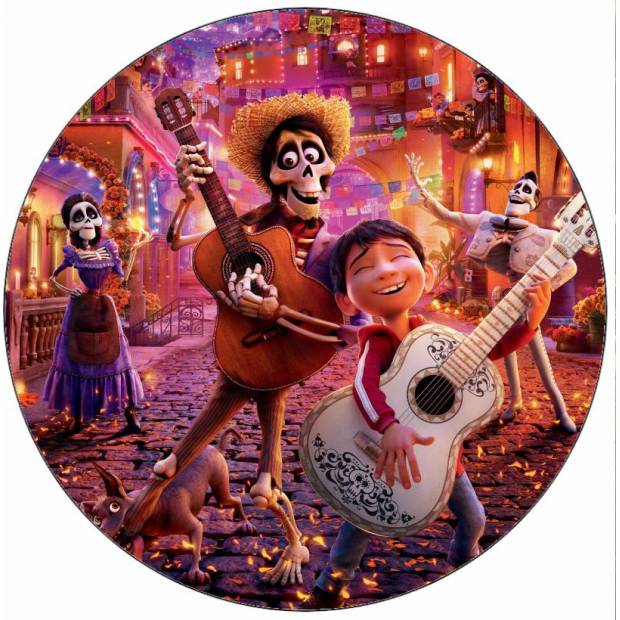 Essbares Papier Coco Miguel und Ernesto 19,5 cm