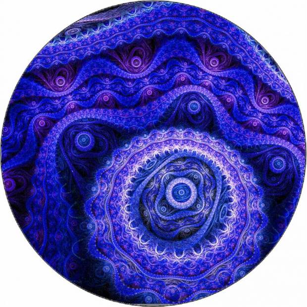 Geometrisches Mandala aus essbarem Papier 19,5 cm