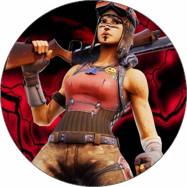 Essbares Papier Fortnite Kämpfer 19,5 cm