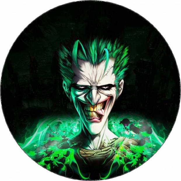 Essbares Papier Joker Illustration 19,5 cm