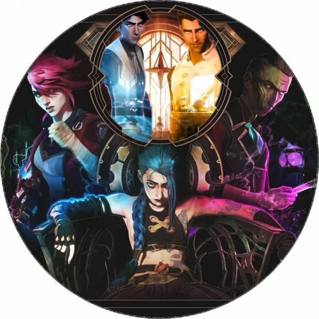 Arkanes essbares Papier (League of Legends) 19,5 cm