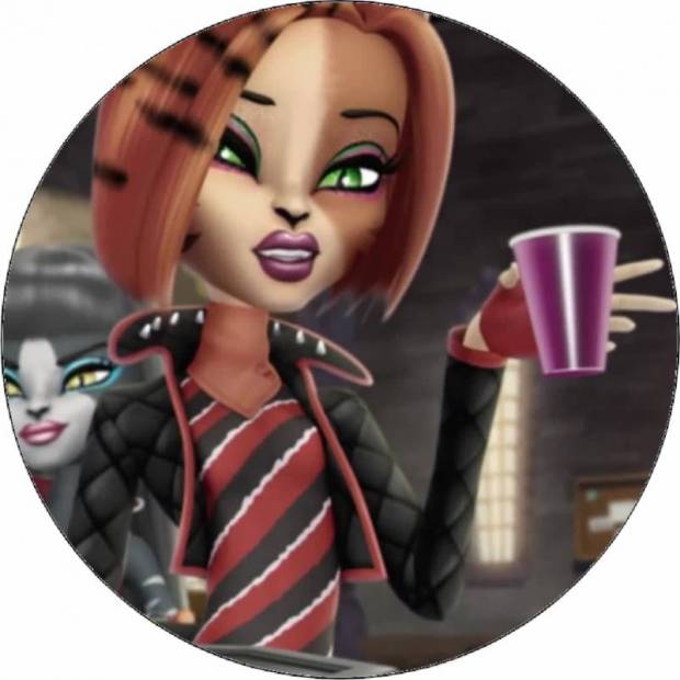 Monster High Puppe mit Kaffee 19,5 cm