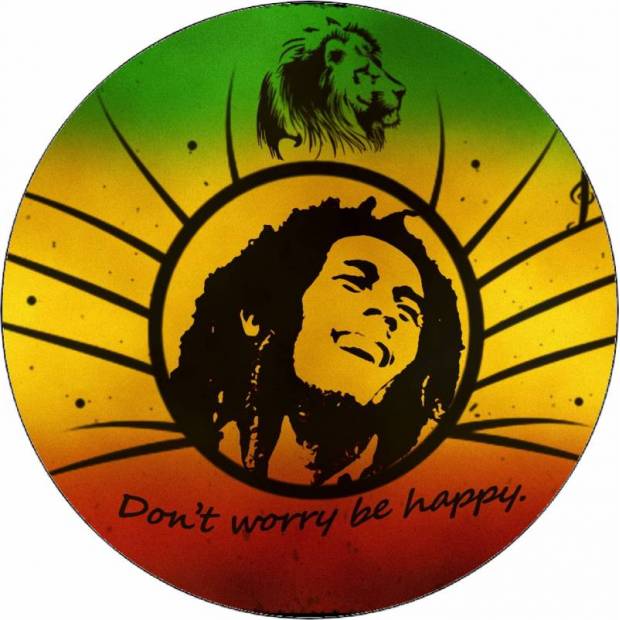 Bob Marley Be happy essbares Papier 19,5 cm