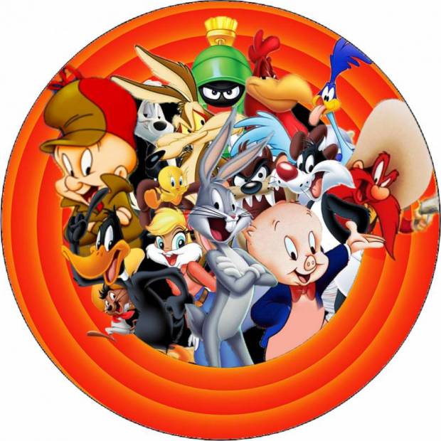 Essbares Papier Looney Tunes Figuren 19,5 cm