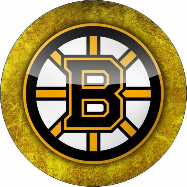 Essbares Papier Boston Bruins Logo 19,5 cm