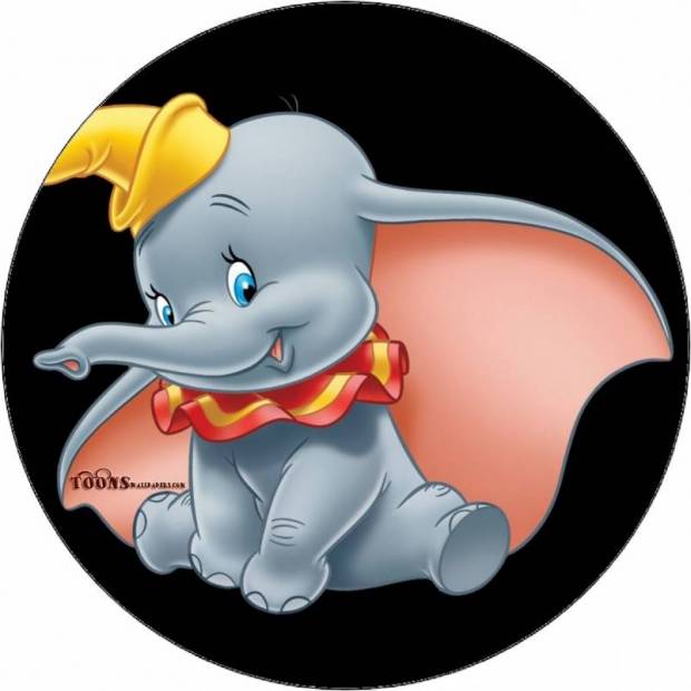 Dumbo auf dem Boden sitzend 19,5 cm