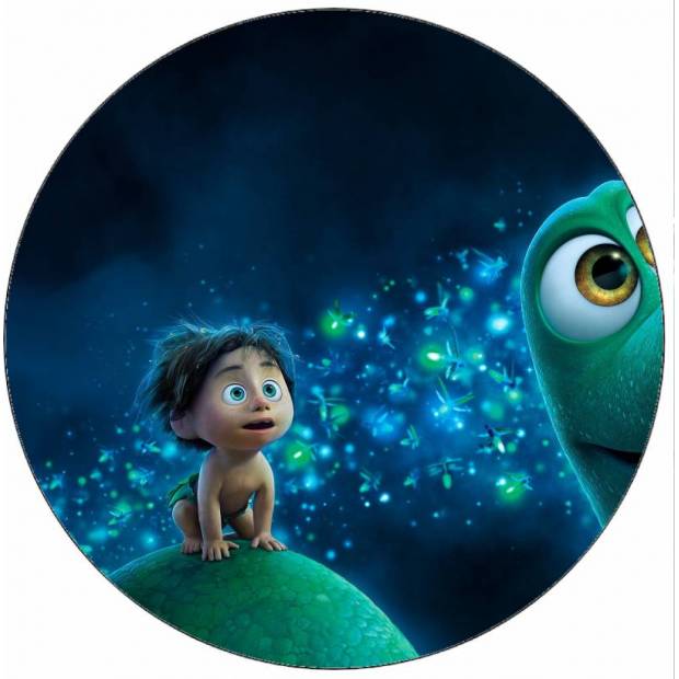 Essbares Papier Good Dinosaur Arlo, Spunky und Libellen 19,5 cm