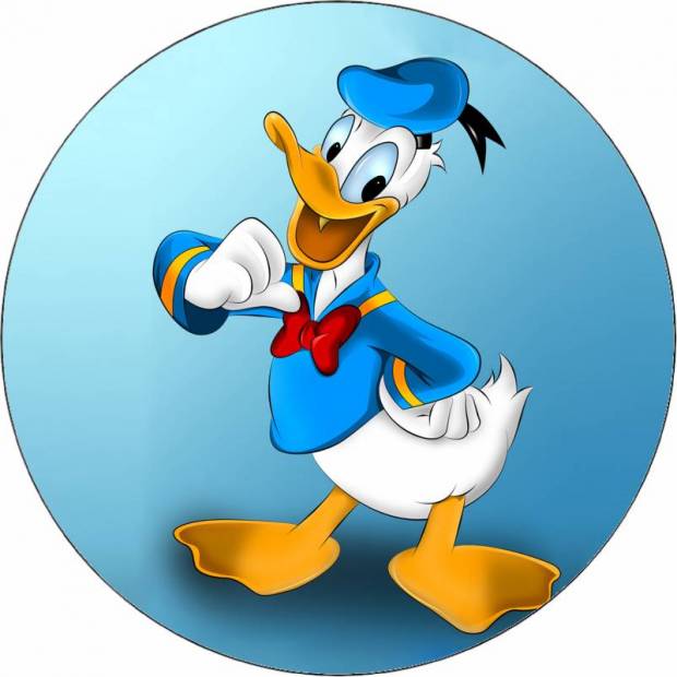 Essbares Papier Donald Duck 19,5 cm