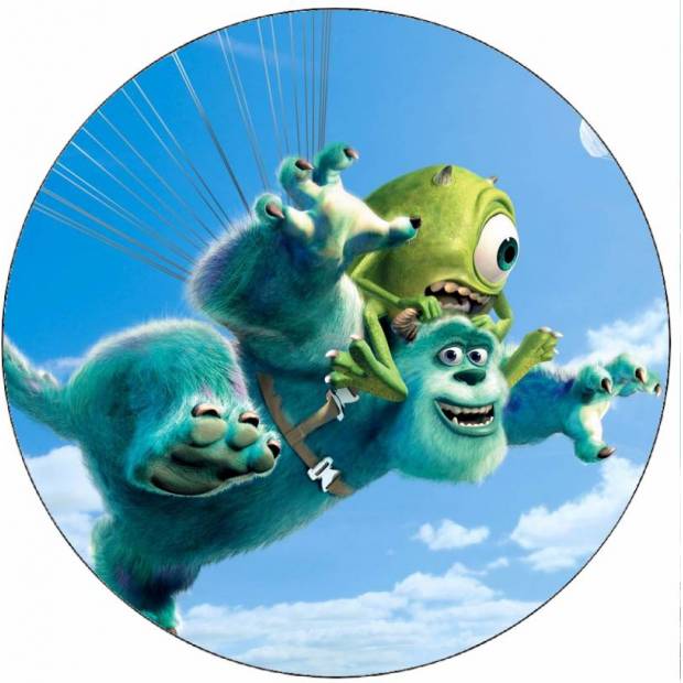 Essbares Papier Universität für Monster Sulliven 19,5 cm