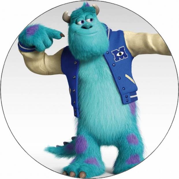 Essbares Papier Universität für Monster Sulley 19,5 cm