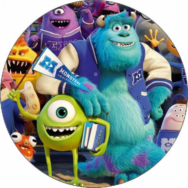 Essbares Papier Universität für Monster Klassenkameraden 19,5 cm