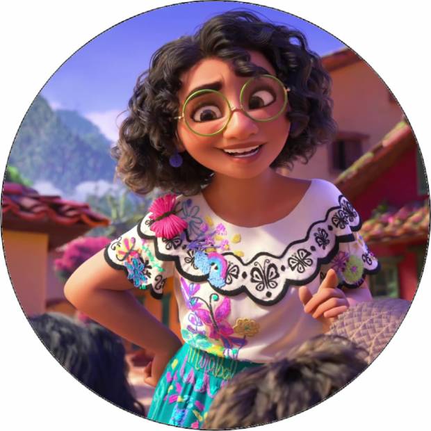 Essbares Papier Encanto Isabel und Kinder 19,5 cm