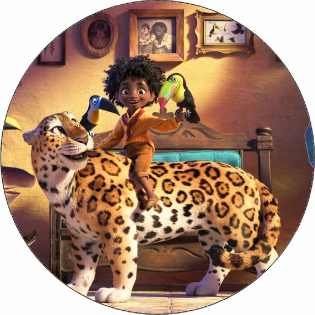 Essbares Papier Encanto Antonio mit Tieren 19,5 cm