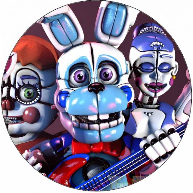 Essbares Papier Five Nights at Freddy's 19,5 cm