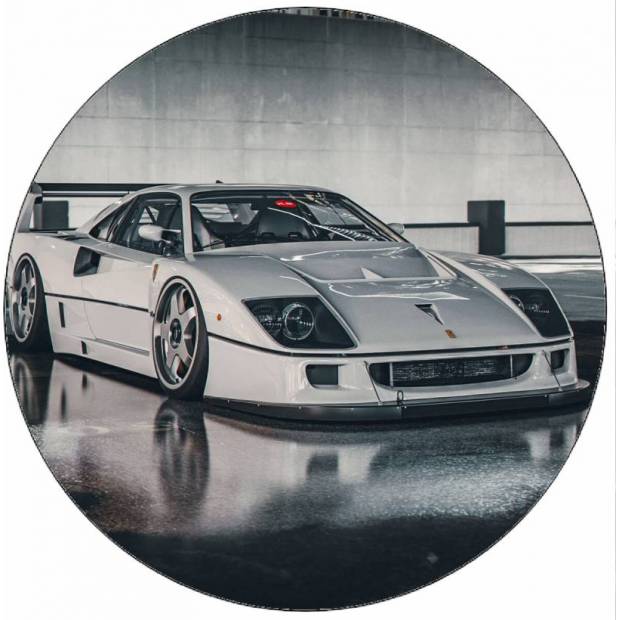 Essbares Papier Ferrari F40 19,5 cm
