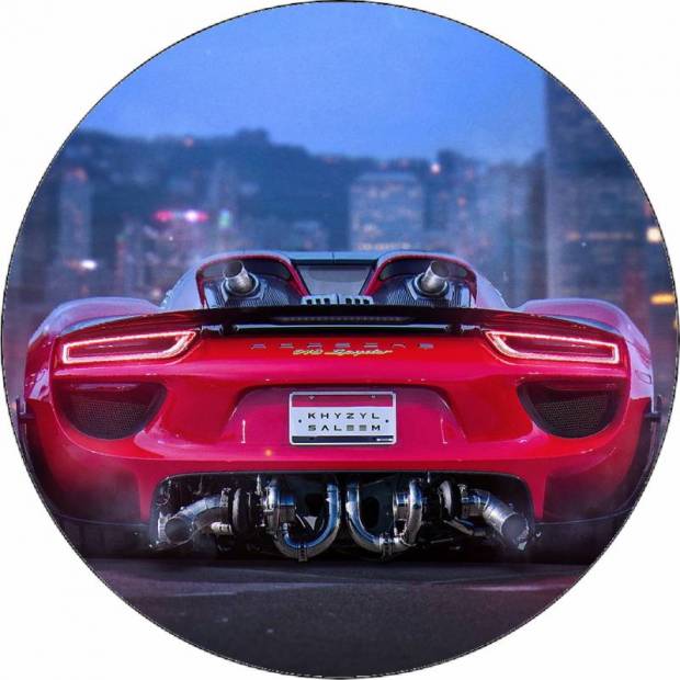 Essbares Papier Porsche 918 Spyder 19,5 cm