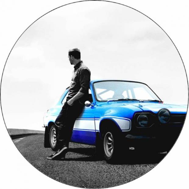 Essbares Papier Fast and Furious Brian O'Connor 19,5 cm