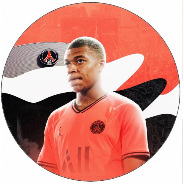 Essbares Papier Kilian Mbappe 19,5 cm