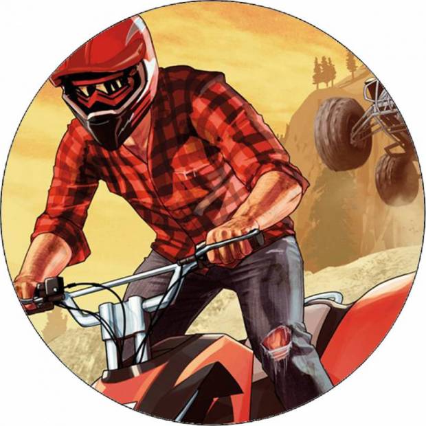 Essbare Papier-Vierer-Reiter 19,5 cm