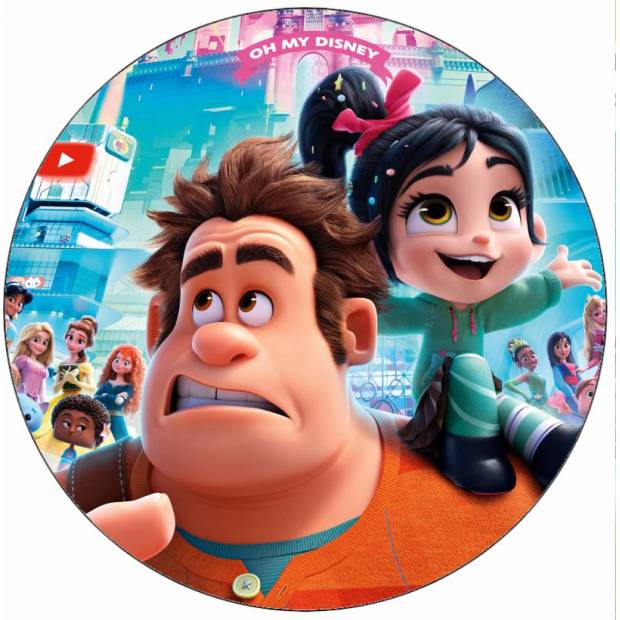 Essbares Papier Hexe Ralph und Vanille 19,5 cm