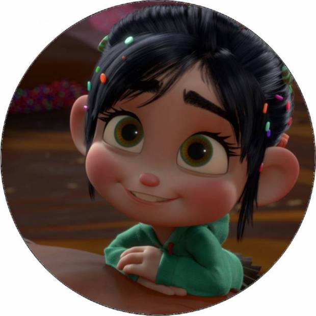 Essbares Papier Ralph die Hexe - Vanille 19,5 cm