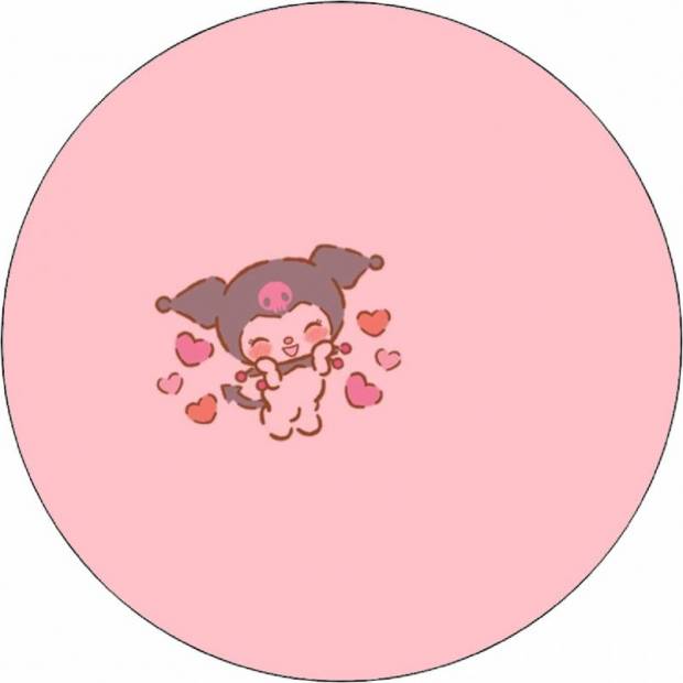 Kuromi essbares Papier 19,5 cm