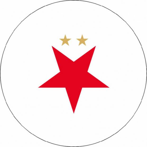 Essbares Papier Neues Slavia-Logo 19,5 cm