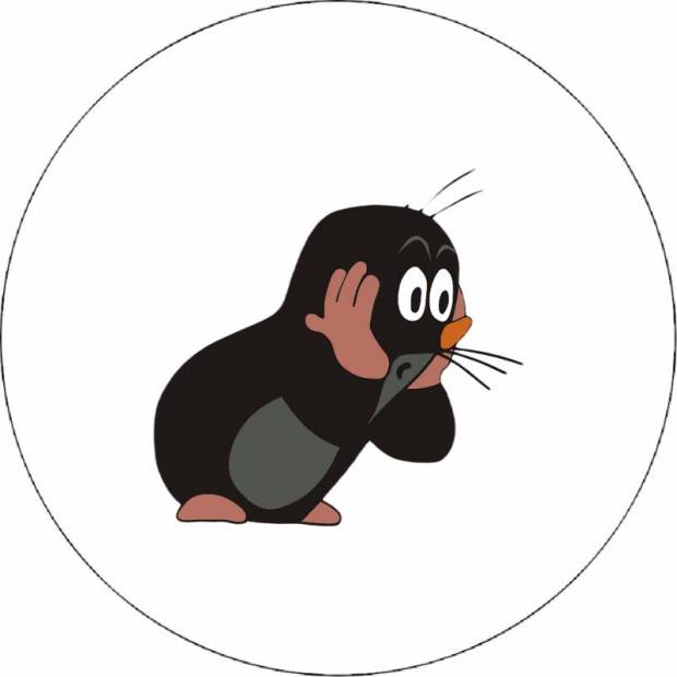 Essbares Papier erstaunt Maulwurf 19,5 cm