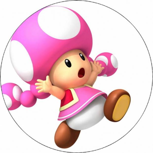 Essbares Papier Super Mario Toadette 19,5 cm