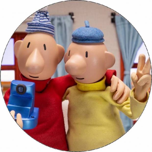 Pat und Mat Selfie-Papier 19,5 cm