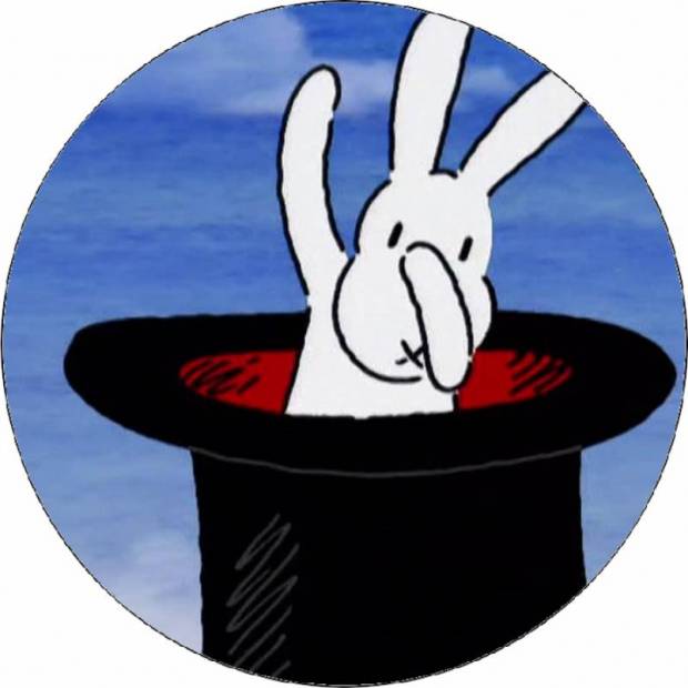 Essbares Papier Bob und Bobek und Hut 19,5 cm