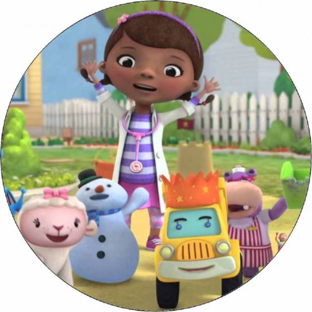 Essbares Papier Doktor Plüsch 19,5 cm