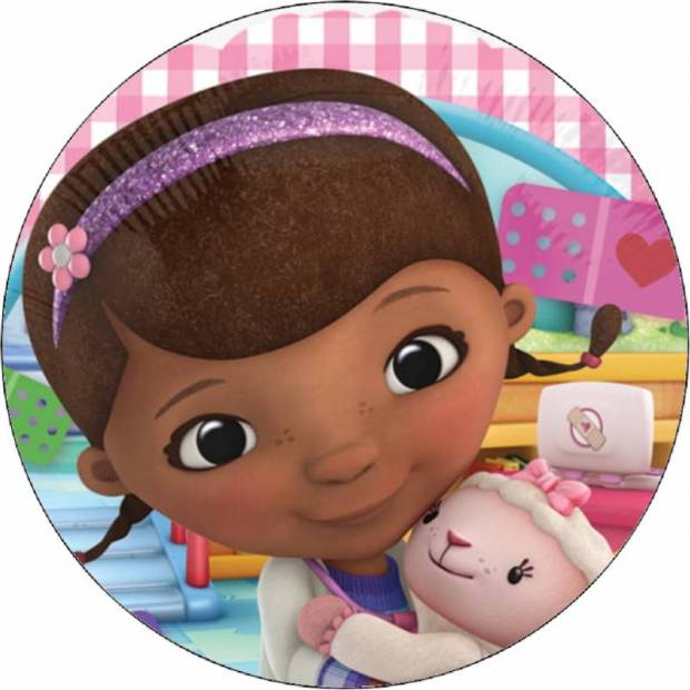 Essbares Papier Doktor Plüsch Happy Birthday 19,5 cm