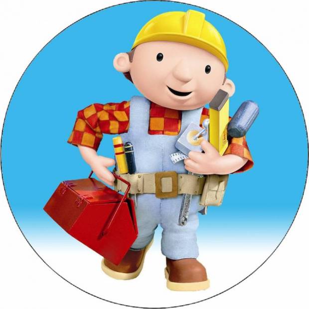 Essbares Papier Bořek der Baumeister 19,5 cm