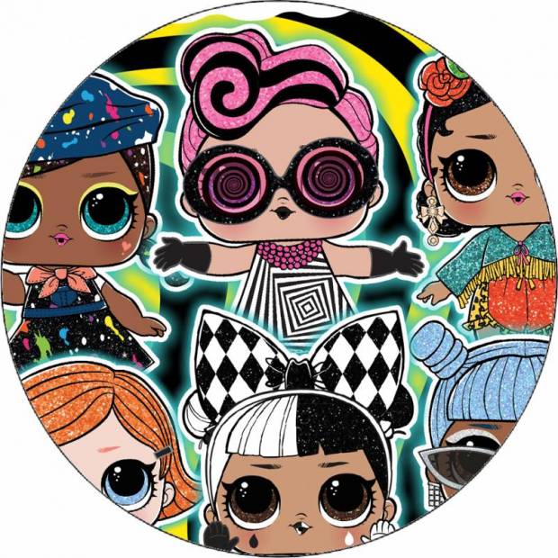 Essbare Papierpuppen L.O.L. 19,5 cm