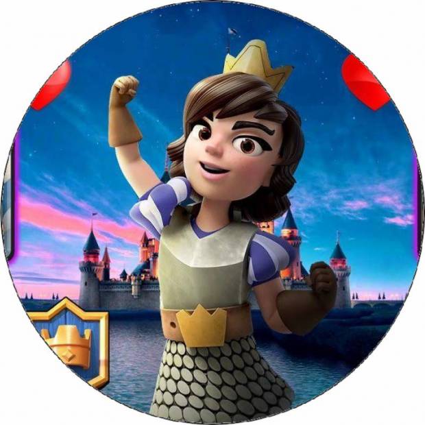 Papier Clash Royale Prinzessin 19,5 cm