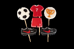 Zuck-Figur Kuchenstecker für die Torte rot