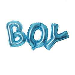 Folienballon Boy blau 95x38 cm