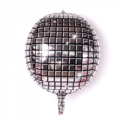 Folienballon Diskokugel 4D 38 cm